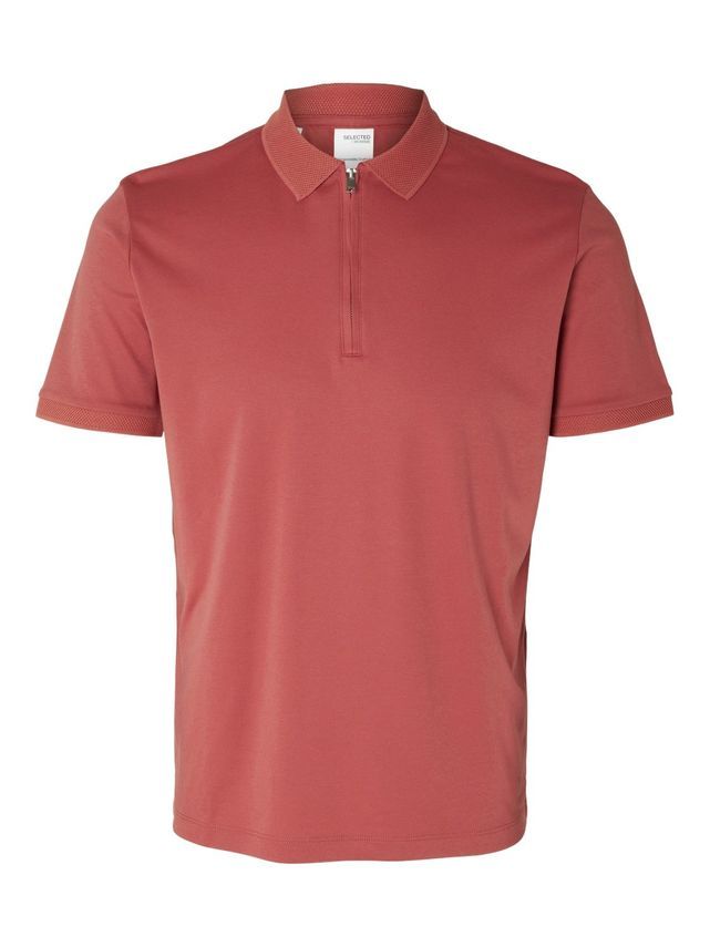 Slhfave Zip Ss Polo