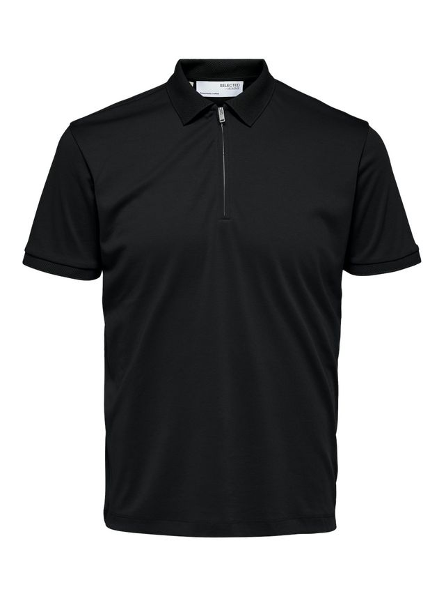 Slhfave Zip Ss Polo