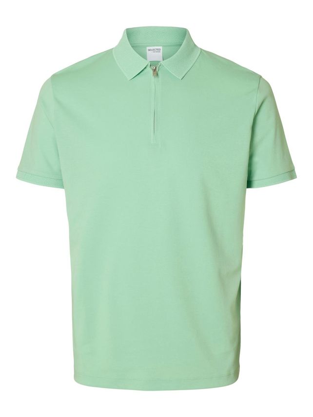 Slhfave Zip Ss Polo