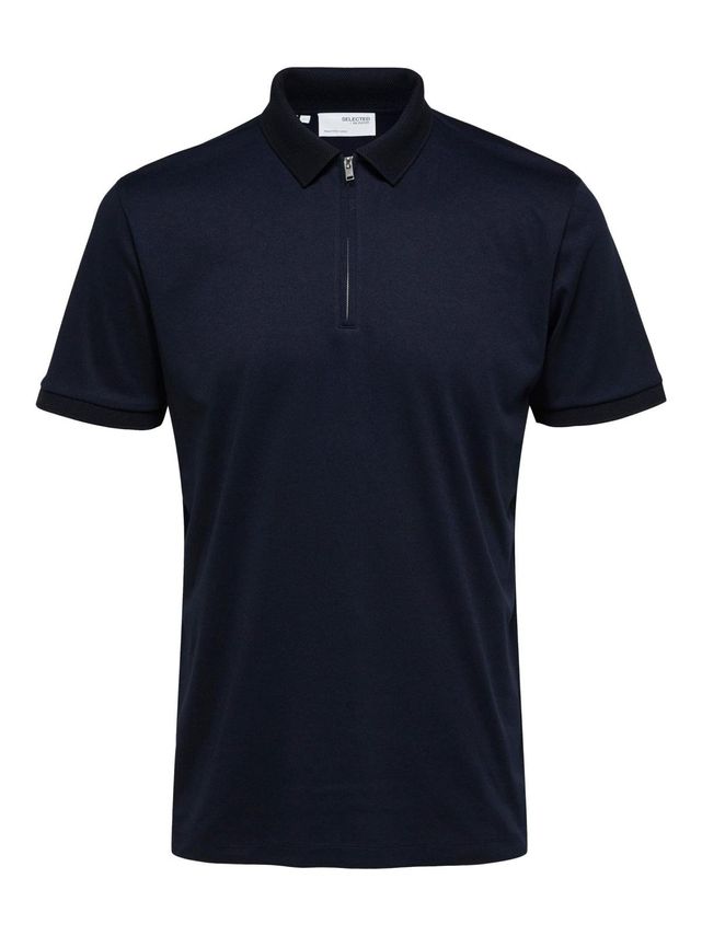 Slhfave Zip Ss Polo
