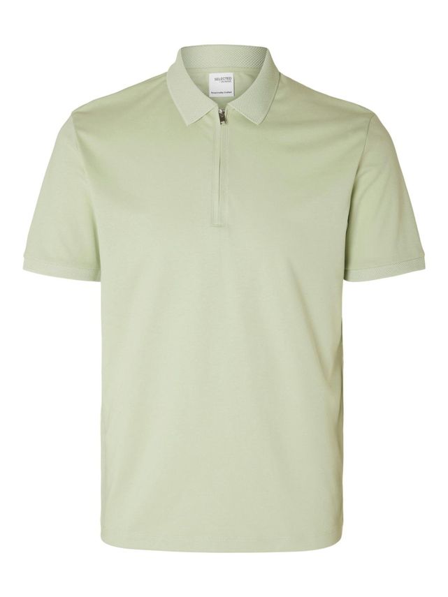 Slhfave Zip Ss Polo
