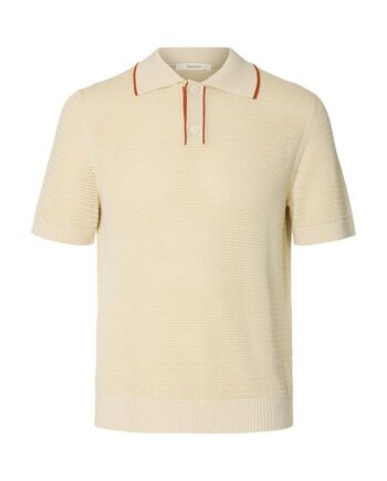 Slhjesse Ss Knit Open Structure Pol