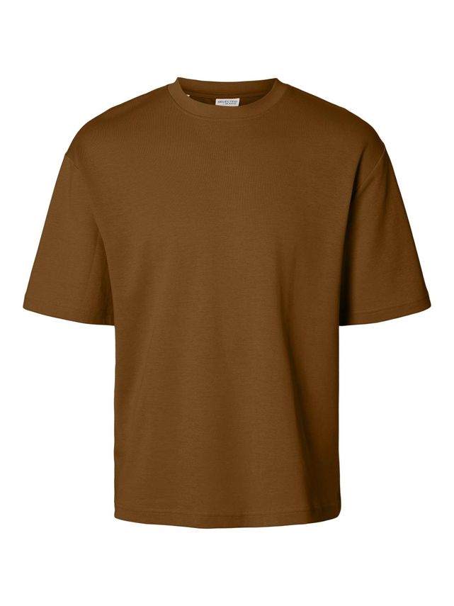 Slhlooseoscar Ss  -neck Tee Noos