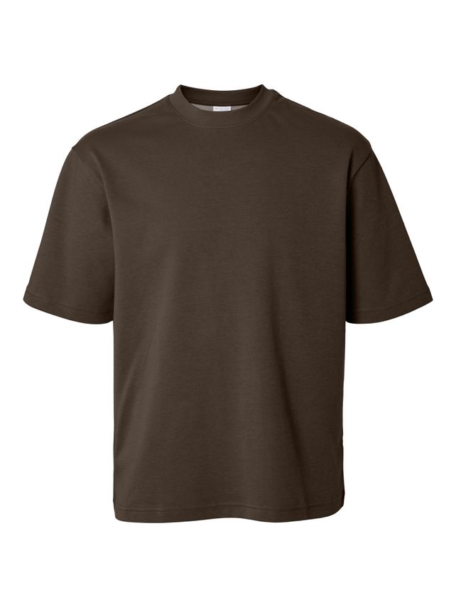 Slhlooseoscar Ss  -neck Tee Noos