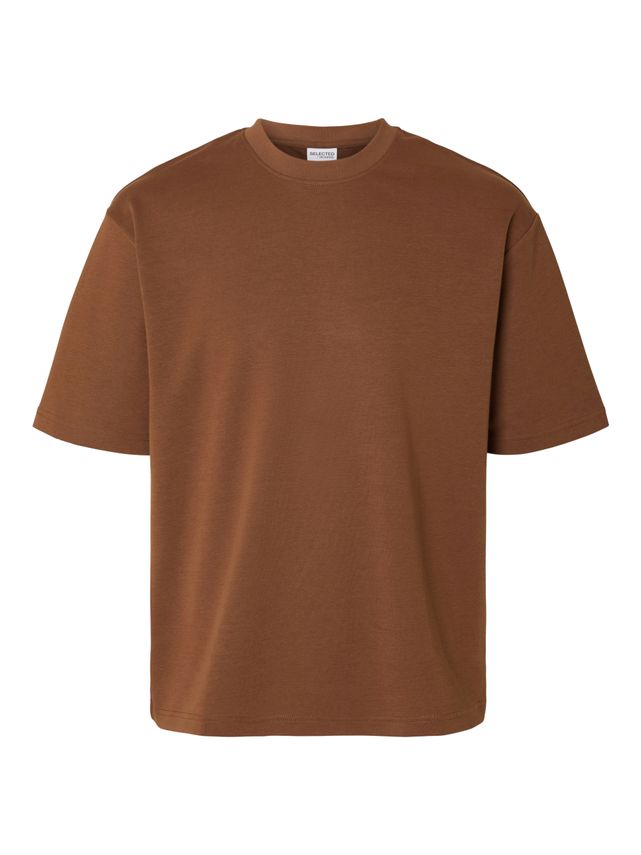 Slhlooseoscar Ss  -neck Tee Noos