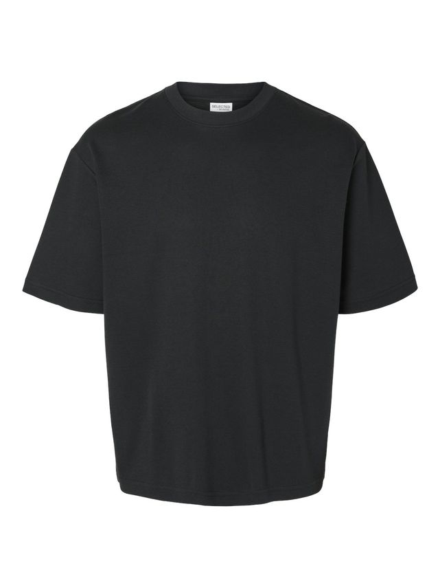 Slhlooseoscar Ss  -neck Tee Noos