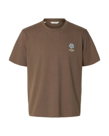 Slhmax Graphic Ss  -neck Tee