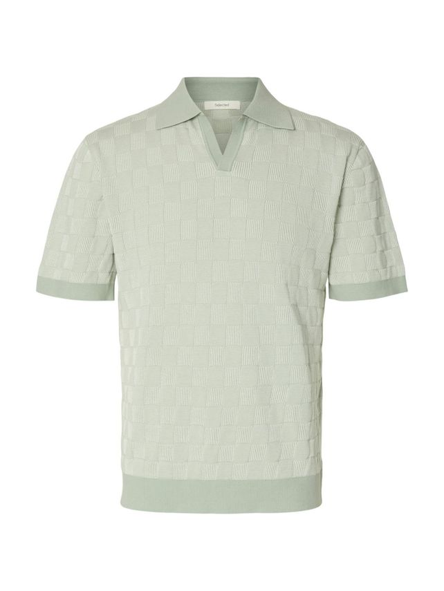 Slhmilas Ss Knit Relaxed Color Open
