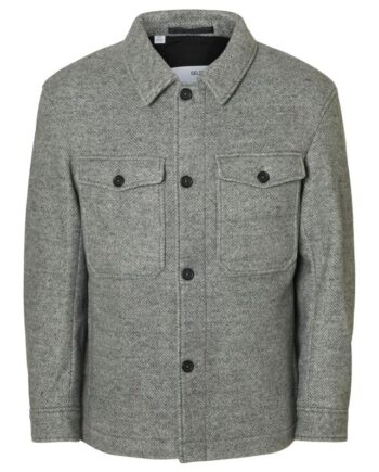 Slhmitch Wool Blend Shacket Noos