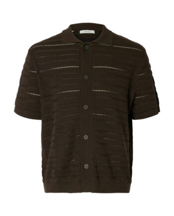 Slhpalle Ss Knit Polo Cardigan