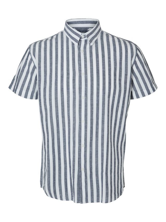 Slhregnew-linen Shirt Ss Class