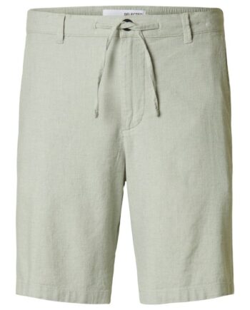 Slhregular-brody Linen Shorts Noos