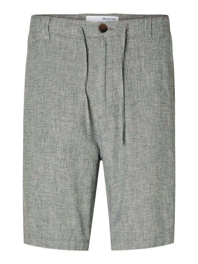 Slhregular-brody Linen Shorts Noos