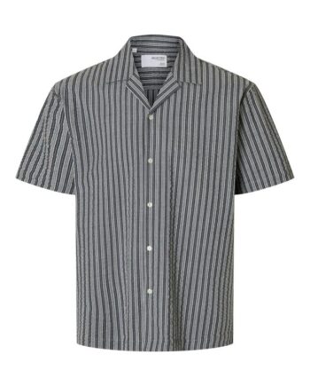 Slhrelaxed-ace Seersucker Ss Shirt