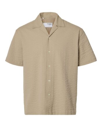 Slhrelaxed-ace Seersucker Ss Shirt