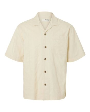 Slhrelaxjude Undyed Resort Ss Shirt