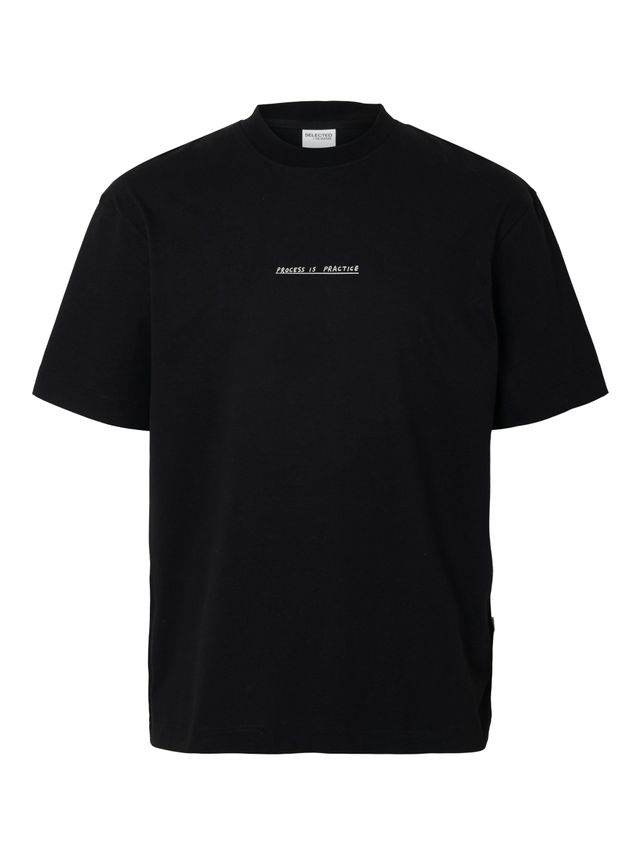 Slhrelaxnic License Ss  -neck Tee