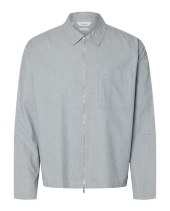 Slhrlxdavid Mix Zip Overshirt