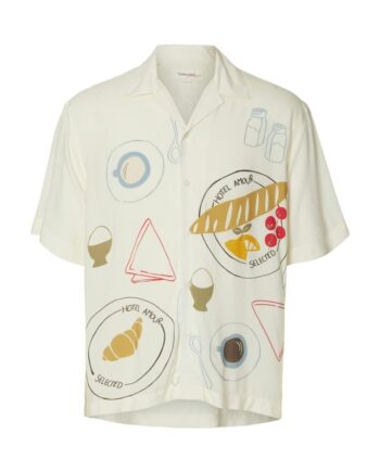 Slhrlxhotel Amour Print Ss Shirt