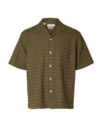 Slhrlxmonty Texture Ss Shirt