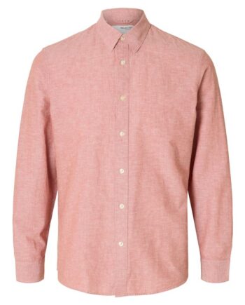 Slhslimnew-linen Shirt Ls   No