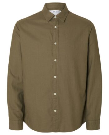 Slhslimowen-flannel Shirt Ls Noos