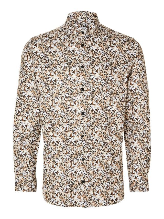 Slhslimsoho-ethan-aop Shirt Ls   No