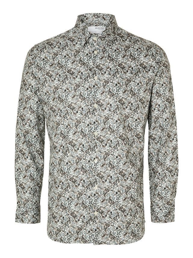 Slhslimsoho-ethan-aop Shirt Ls   No