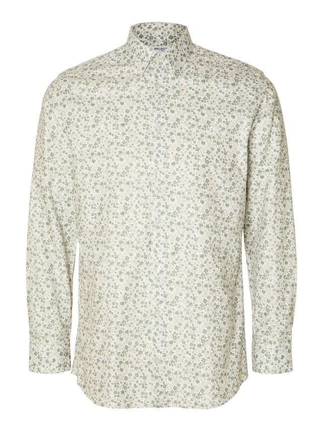 Slhslimsoho-ethan-aop Shirt Ls   No