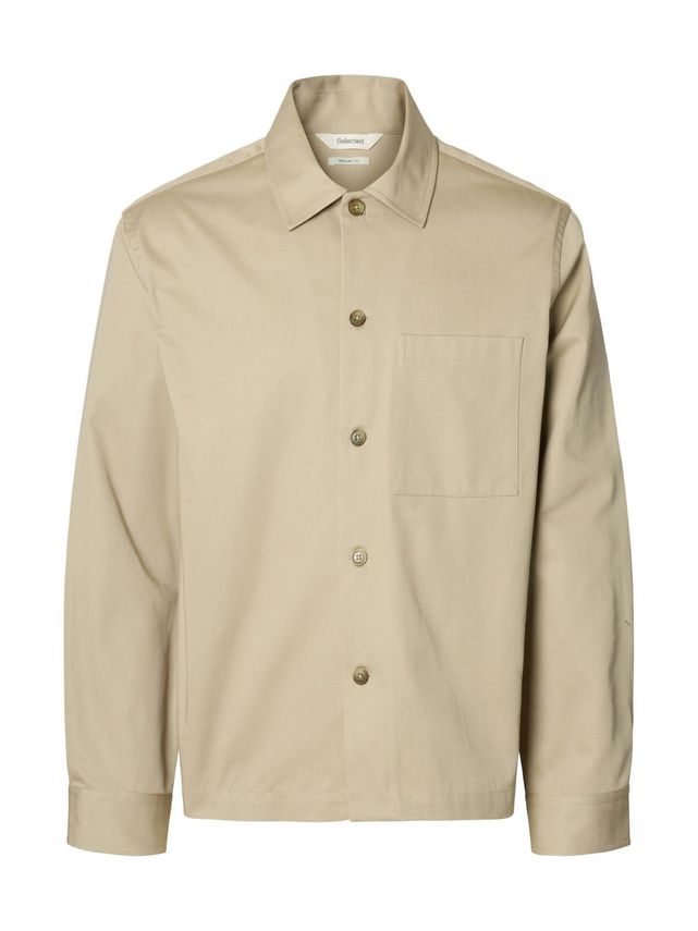 Slhtate Heavy Twill Overshirt Ls No