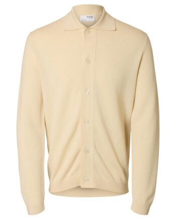 Slhtray Ls Knit Merino Button Cardi