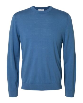 Slhtray Ls Knit Merino Crew Neck No