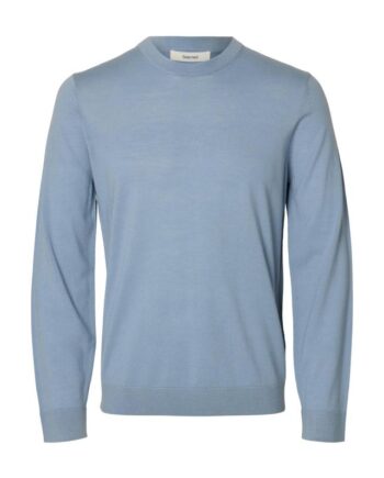 Slhtray Ls Knit Merino Crew Neck No