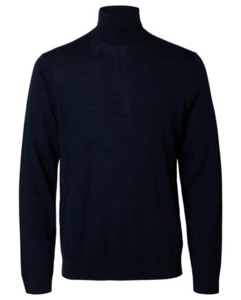 Slhtray Ls Knit Merino Roll Neck No