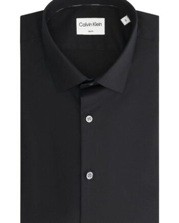 Slim Esntl Poplin Nos Str Sld