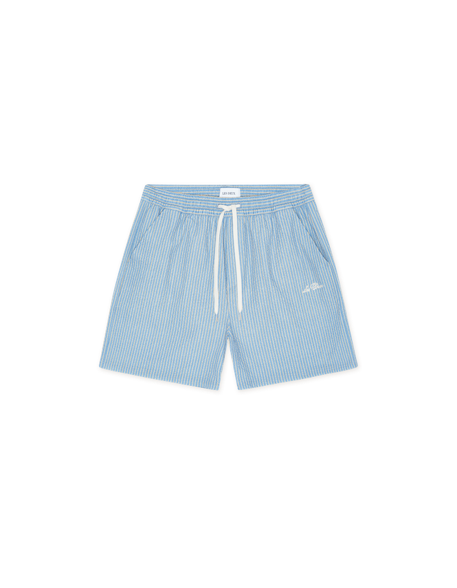 Stan Stripe Seersucker Swim Shorts