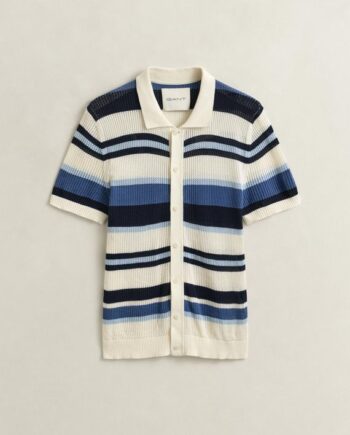 Striped Texture Polo