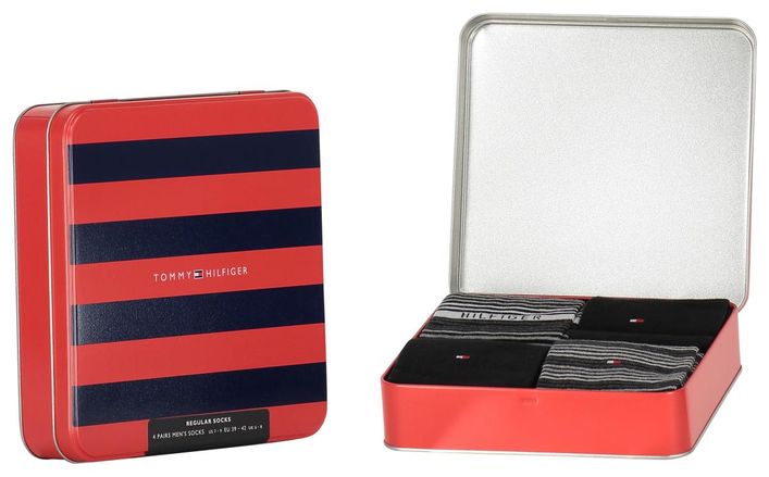 Th Men Sock 4p Tin Giftbox Str