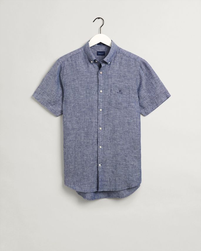 The Linen Shirt Reg Ss  Bd Cap