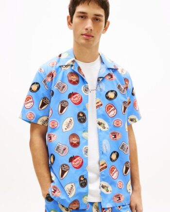 Tjm Reg Aop Camp Shirt Ext