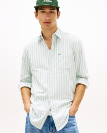 Tjm Reg Stripe Oxford Shirt Ext