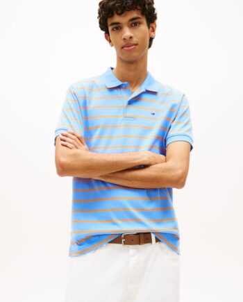 Tjm Reg Stripe Polo Ext