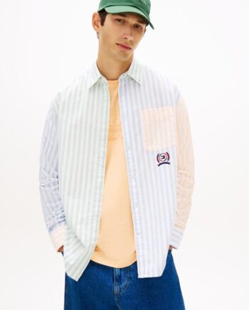 Tjm Rlx Oxford Fun Stripe Shirt