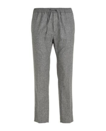 Two Tone Flannel Tapered Pants