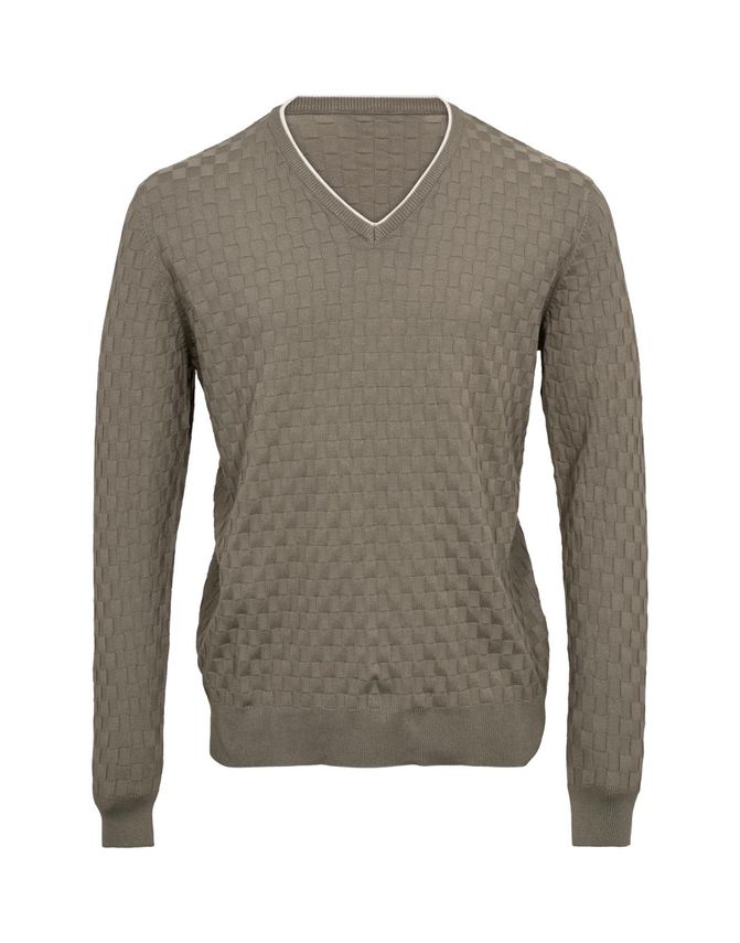-neck Knit Regular Fit