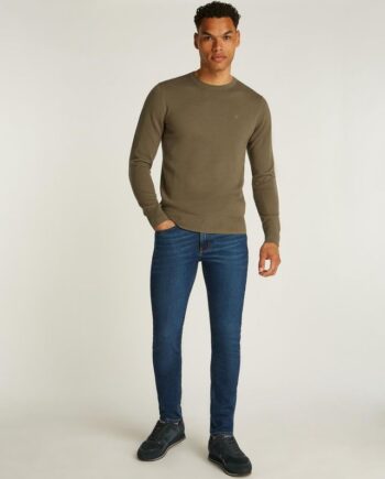 Waffle Texture Cn Sweater