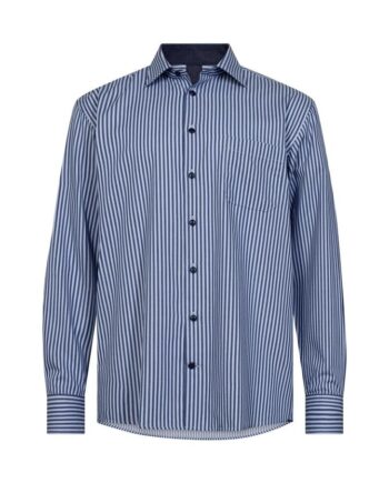 Black Blue Reg  Fit Shirt