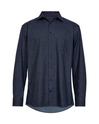 Black Blue Reg  Fit Shirt