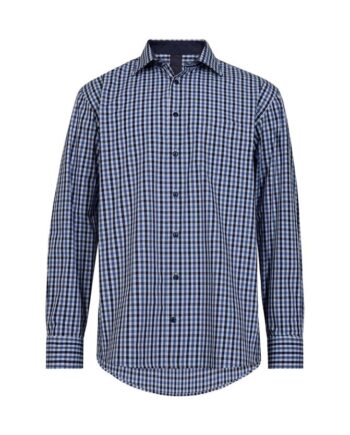 Black Blue Reg  Fit Shirt