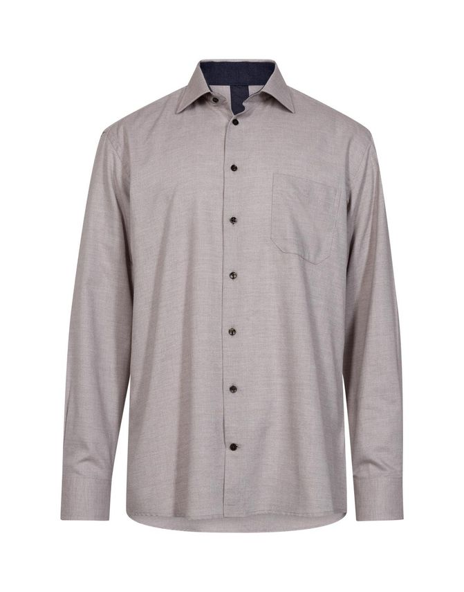 Black Blue Reg  Fit Shirt